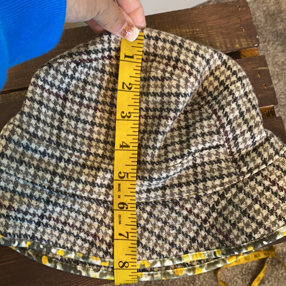 Adorable Double Pattern Gap Bucket/Rollup Hat - image 6